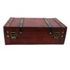 Vintage Decorative Storage Suitcase Synthetic Wood Retro Luggage Decor for Prop Arrangement
