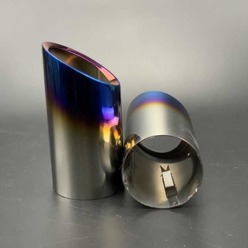 Car Exhaust Pipe Cover For Volkswagen Jetta POLO Golf GTI R20 R36 EOS Scirocc Variant / Skoda Octavia Fabia Rapid Superb Yeti