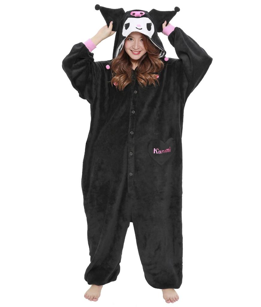SAZAC Character Fleece Kigurumi Size Fits Sanrio Kuromi (One All) -