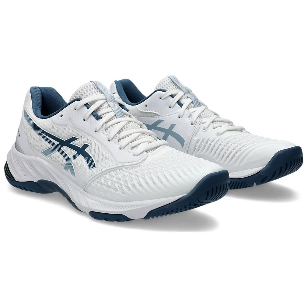 New Asics Netburner Ballistic Ff 3 'White Vintage Indigo' 1053A055-103