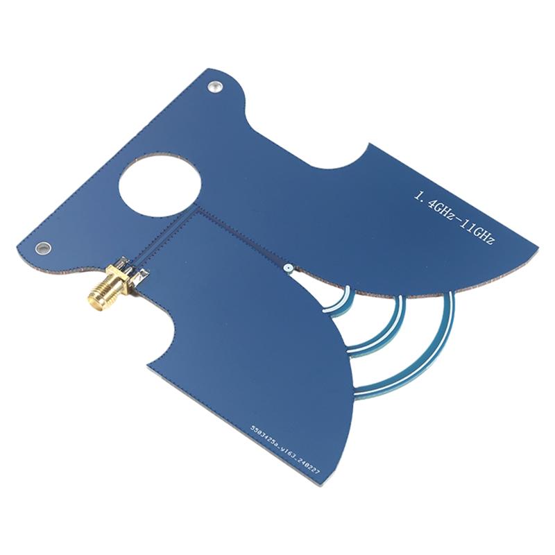 ABNR UWB Antenna 1400Mhz-11Ghz Ultra Wideband Antenna High Gain Image Transmission Positioning TEM SMA Male