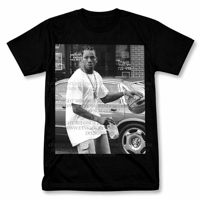 Allen Iverson Sixers Graphic Unisex T-Shirt Vintage Basketball Fan Tee