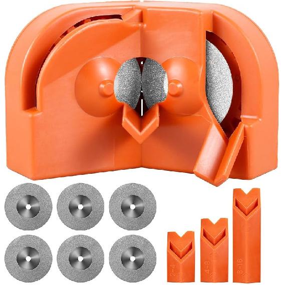 Drill Bit Sharpener, Multipurpose Drill Bit Grinding Sharpener, Drill Bit Sharpening Tool, Drill Grinder Grinding Tool for High-Speed Steel, Carbide,