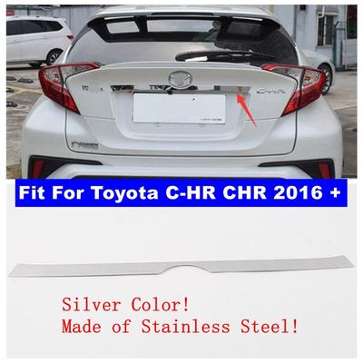 Molding Tailgate Door Handle Strip Accent Garnish Styling Rear Trunk Tail Gate Cover Trim Fit For Toyota C-HR CHR 2016 -