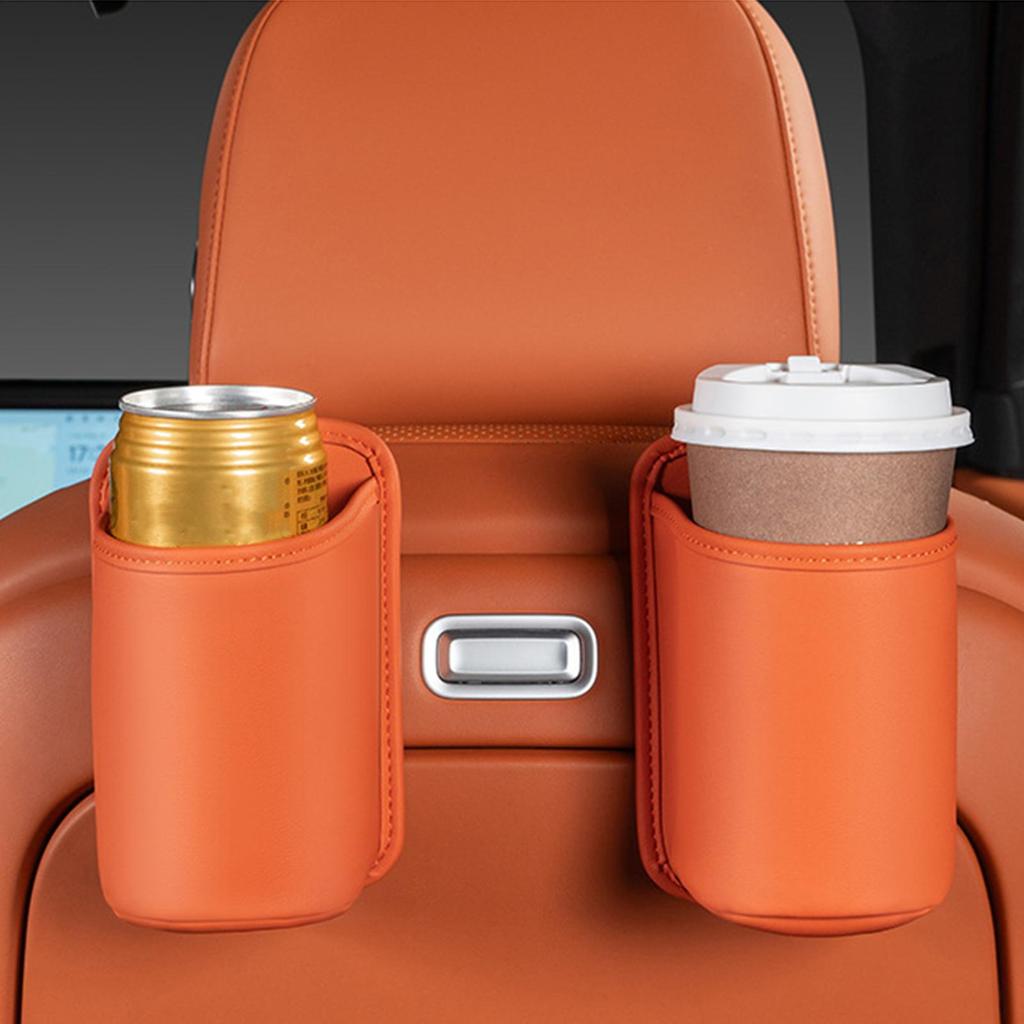 Car Door Cup Holder Box Back Clip Universal Drink Rack Storage Bin Car Seat Back Water Cup Box Organizer Pocket Space-Saving