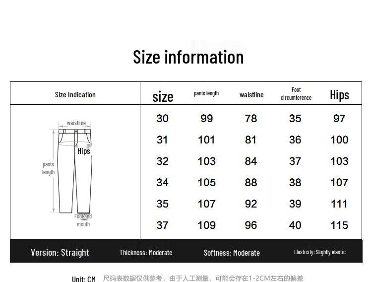 Peacebird Men's Winter Slim-Fit Tapered Jeans