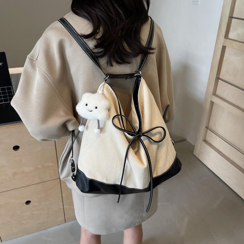 Bag Women's 2025 New Trendy Simple Tote Bag Korean Niche French Underarm Large Capacity Portable Shoulder Bag