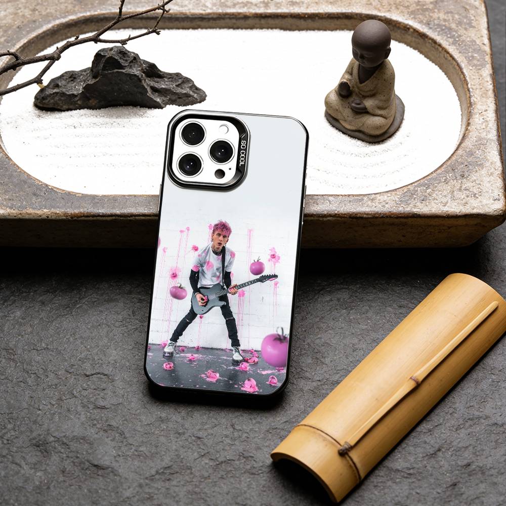 MGK M-Machine-GUN K-Kelly Handyhülle Für IPhone 16 17 15 14 12 13 Pro Max Schwarze Farbe Stoßfeste Hülle