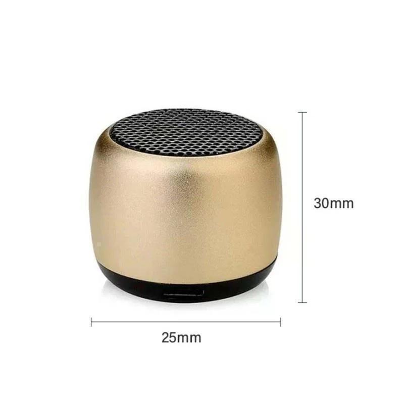 1PC Mini Wireless Bluetooth Lautsprecher Tragbare Metall Drahtlose Lautsprecher Handy Computer Musik-Player