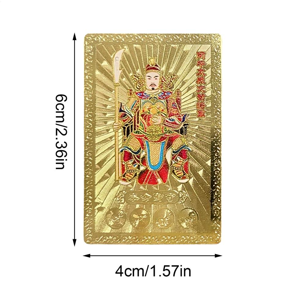 

Chinese Tai Sui Card Good Luck Wealth Prosperity Chinese Horse Feng Shui Prayer For Bookshelf Dorm Bedroom Nightstand Commuting