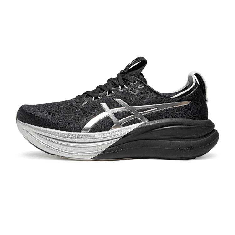 ASICS Gel-Nimbus 28 Platinum Black Men s 1011C214-001 EU 43.5