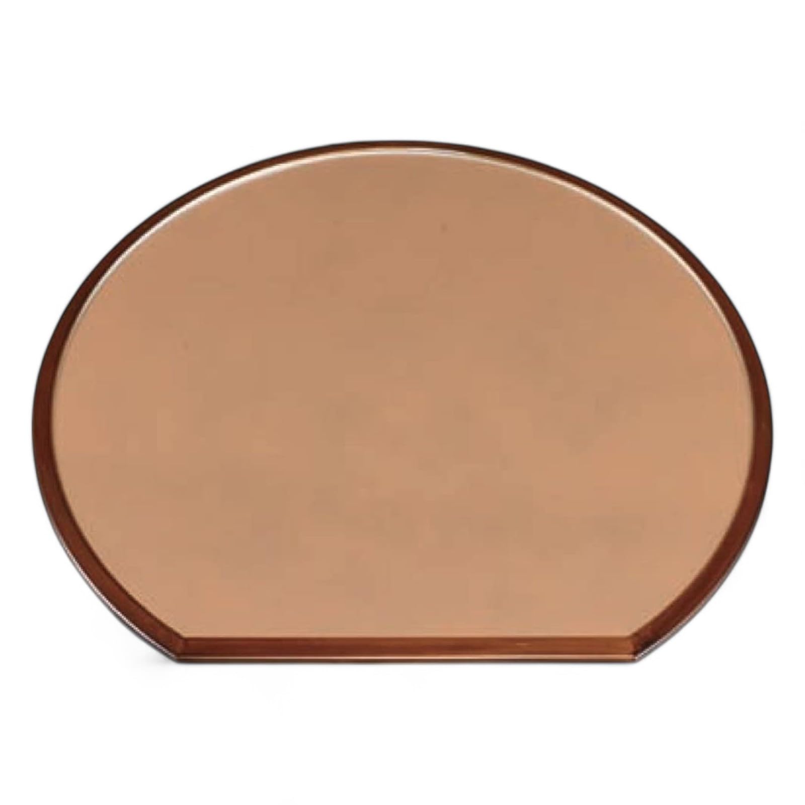 

Unryu Half Moon Tray Silver with Transparent Tortoiseshell with Cloth Lacquerware Made in Japan J-kitchens (2 shaku) (Tray/Tray) Rim/Black Grain,