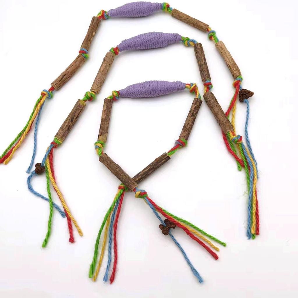 Interactive Cat Toy: Mint Bag Chew Rope for Self-Play, Teeth Cleaning, Bite-Resistant