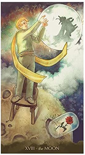 Kancharo 78-Card Tarot Card Set (Tarot of the Little Prince) with Japanese Tarot Card Instructions and Pouch (Authentic)