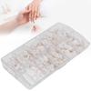 200pcs Practice Training False Hand Nail Tip Novice DIY False Fake Nail Manicure ToolWhite