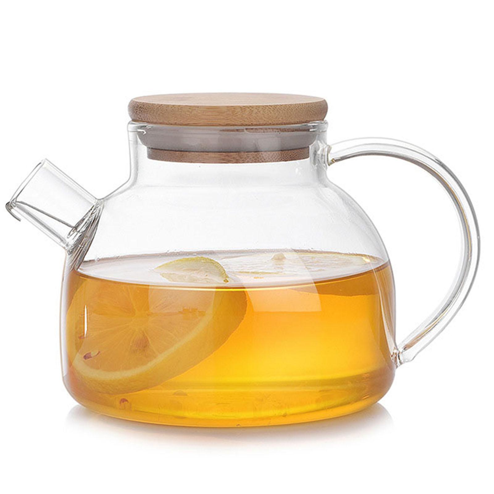 

1000/1600 мл прозрачный боросиликатный стеклянный чайник термостойкий прозрачный чайник цветочный чайный сервиз кофейники чайник стеклянный кувшин для воды