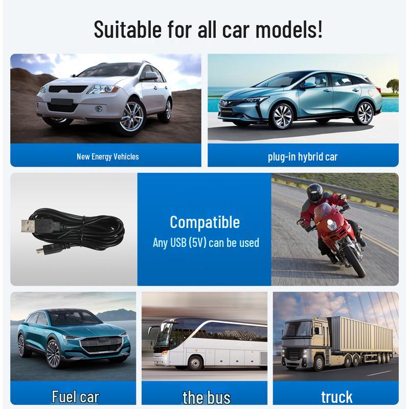 Portable Car Head-Up Display with GPS Multifunction Tester