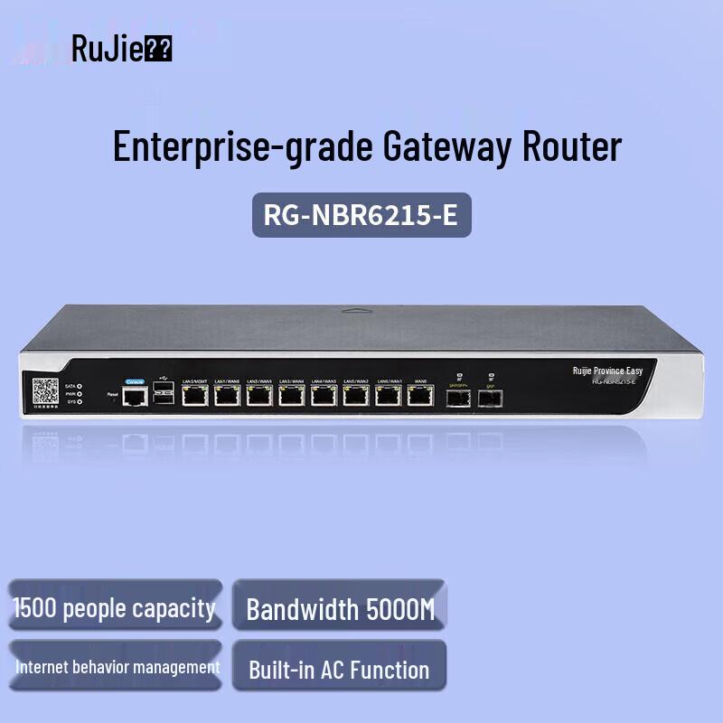 

Ruijie Reyee RG-NBR6215-E Multi-WAN VPN Gateway