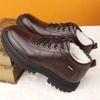 Winter cotton shoes men's new velvet thickened warm tooling shoes fashion trend shoes outdoor non-slip cotton shoes
