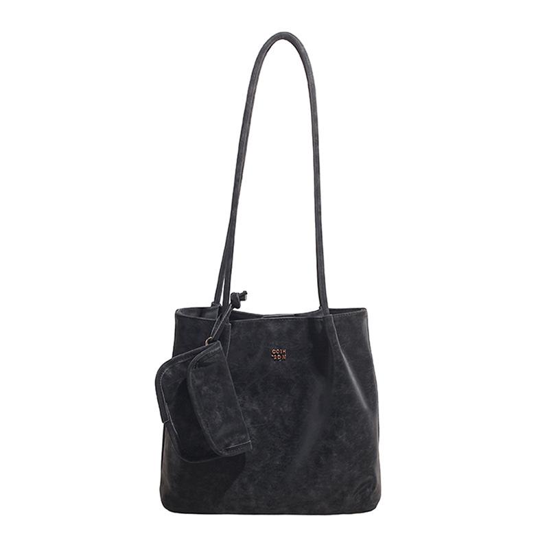 Retro Tragetasche mit großem Fassungsvermögen - Vielseitige, lässige Schultertasche für Damen