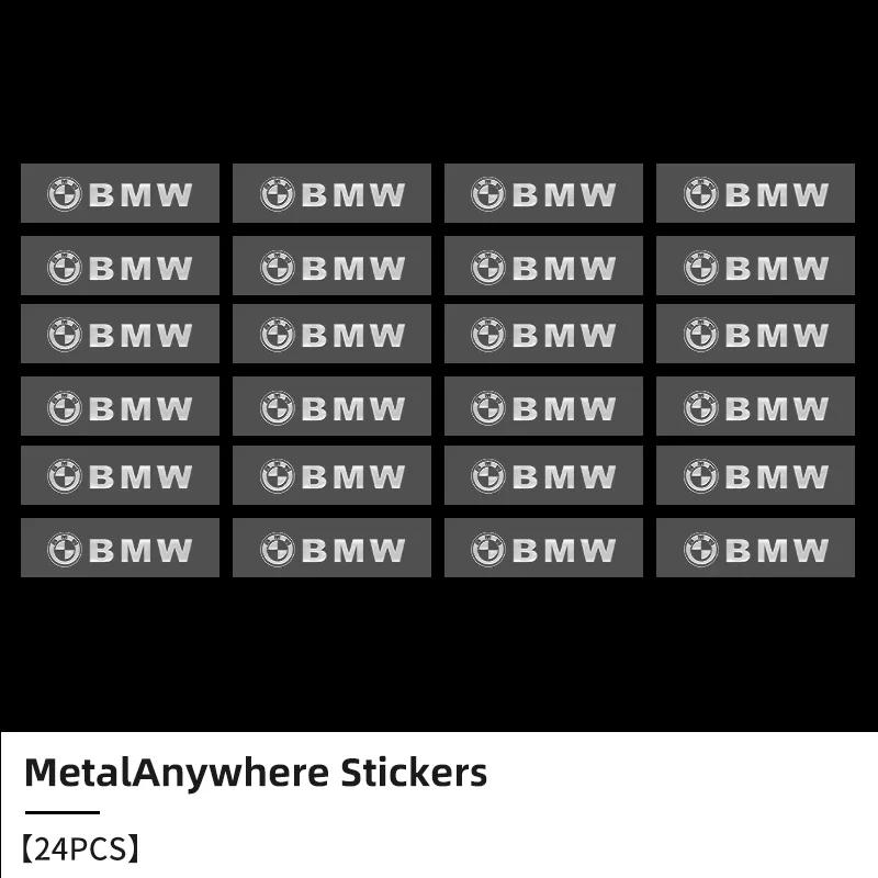 Car Sticker 2025 Hot 3D Car Logo Stickers Metal Letter Car Stickers Interior Decoration For BMW X3 X5 M5 M3 E46 E90 E60 F10 E39