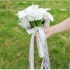 Long Time Faux Rose And Calla Lilies Handheld Bouquets For Weddings Event Home Display Wedding Centerpieces Bouquets