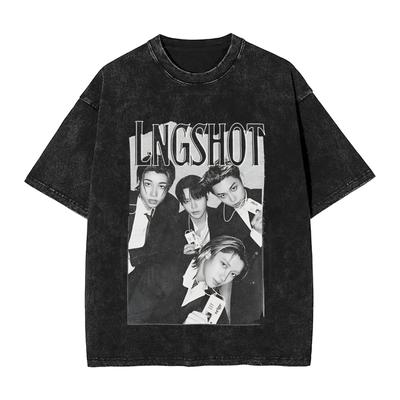 2026 Kpop Lngshot T-shirt Été Super T-shirts Décontracté Harajuku T-shirt pour Unisexe Manches Courtes Vêtement Ample