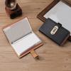 PU Leather Money Savings Challenge Binder Cash Envelopes Binder  Bank Card Storage