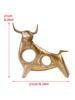 Golden Bull Resin Set Resin Sculpture Home Decor Party Decoration Living Room Bedroom Office Desktop Decor Accessories Craft