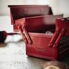 TOYO Steel 2-Tier Tool Box ST-350 Red Japanese Made Cantilever Toolbox