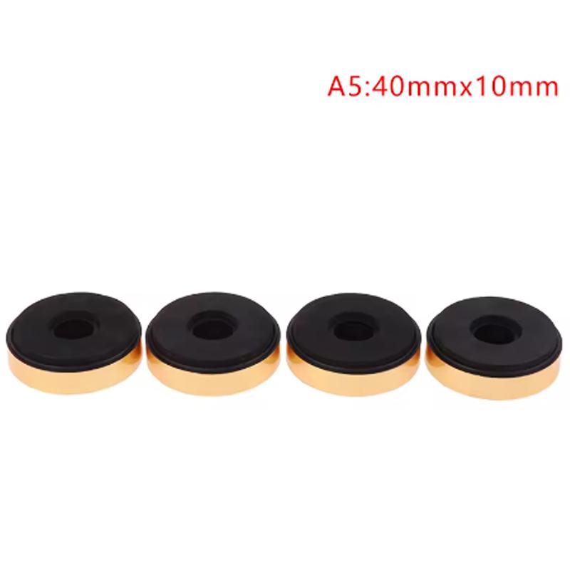 4pcs/set HIFI Audio Speaker Amplifier Anti-shock Absorber Feet Pads Isolation Stand Crab Claw Clamp Bracket For Camera Tripods