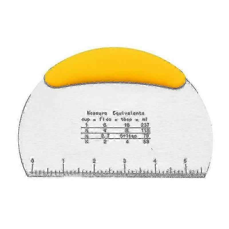 Dough Blender And Pastry Cutter, Stainless Steel Nut, Pie, Pastry And Dough Cutter And Scraper, Multipurpose Baking Tools With Soft Grip Handles