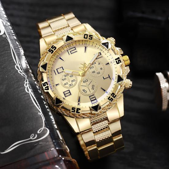 Men Business Watch Luxury Alloy Strap 3 Hand Minimalist Metal Male Dress Quartz Watch Fashion Jewelry Birthday Gift