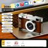 Retro Design Entry-Level HD CCD Digital Camera with Rotating Selfie Screen for Students & Travelers