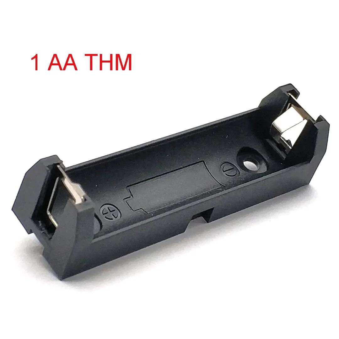 

Высококачественный 1 2 3 AA Батарейный отсек SMT SMD THM 1 2 3 AA Батарейный держатель Батарейный отсек 14500 1-AA THM