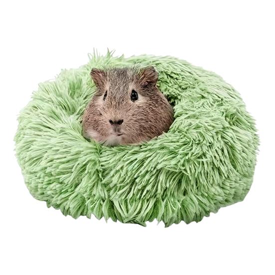 Fluffy Hamster Bed Plush Cozy Sleep Pad Soft Warm Cushion Pet Bed for Small Animals Guinea Pig Chinchilla Hedgehog