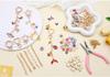 Dream 286-Piece Enamel Alloy DIY Charm, Pendant & Keychain Set