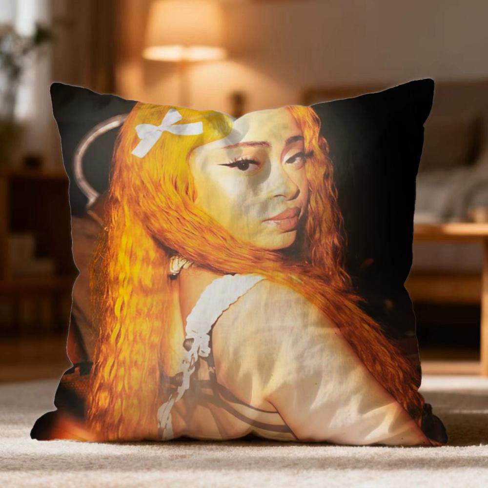 Hot IIce Spiceew Cushion Cover Soft Washable Pillow Case Multi-Scene for Couch Bed Travel Office Use