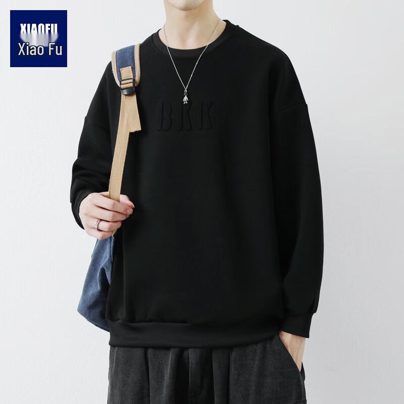 

Men s Plus Size Solid Color Round Neck Sweatshirt 6XL