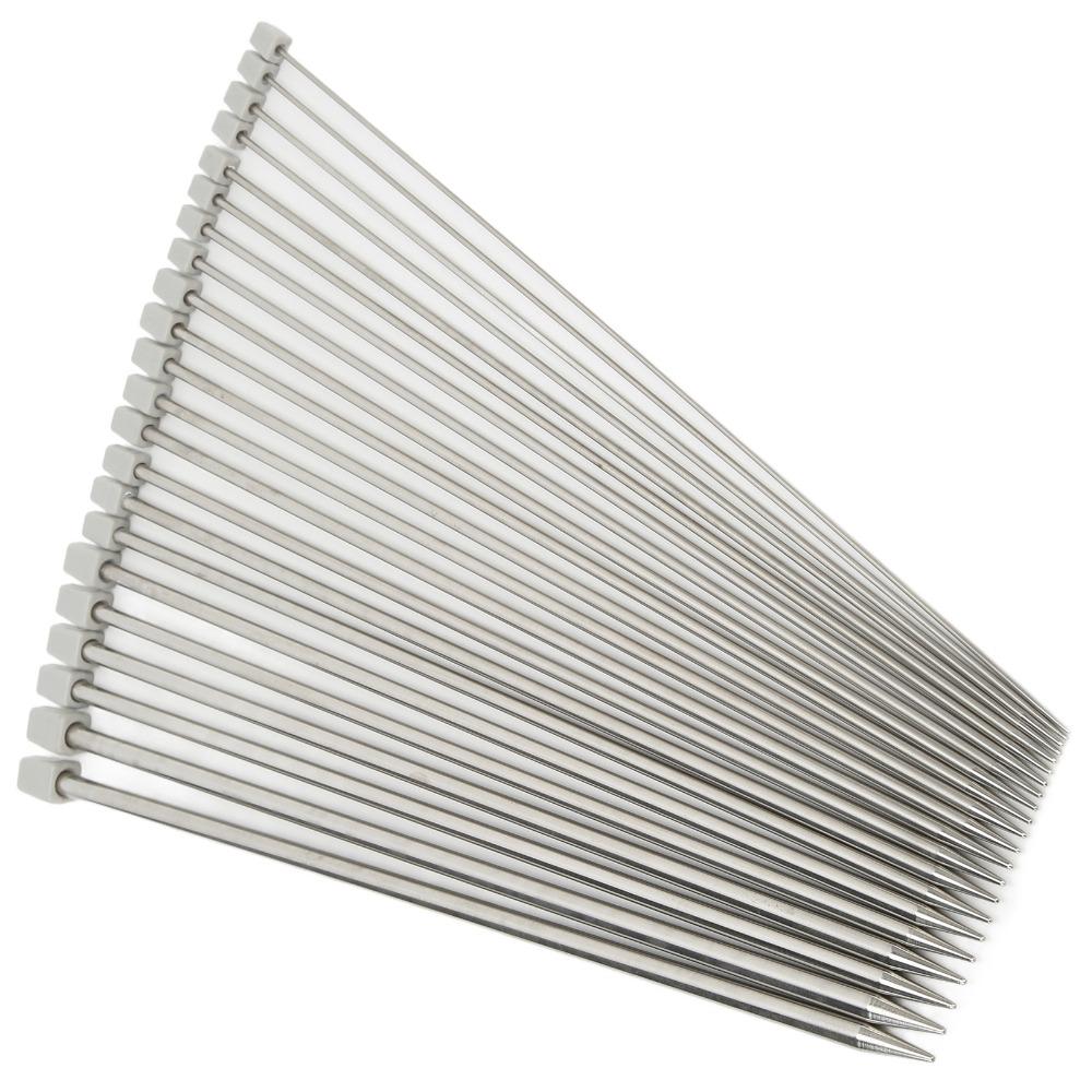 22pcs Individually Packed Knitting Needles Set Smooth Surface Straight Knitting Needles  DIY Craft