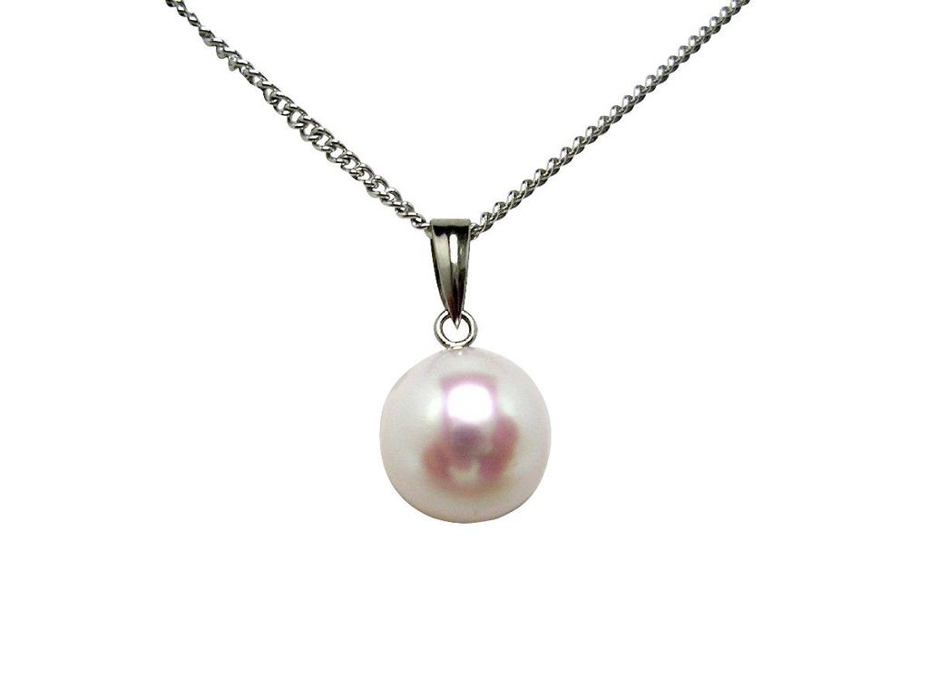 Isowa Pearl Pearl Specialty Akoya Pearl Pendant White 14K White 59682 (Ise-Shima Store) Top, 7.5-8mm, Pink, Gold,