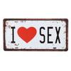 Mfoever Tin Sign I Love Vodka Beer Plate Metal Plate Car Number Tin Signs Bar Pub Cafe Home Decor Metal Sign Man Cave Garage Painting Plaques C