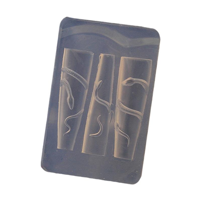 

Resin Snake Nail Art Molds Nail Carving Mold Stamping Stencils for Epoxy Resin Craft and Creative Homes Decors Projects