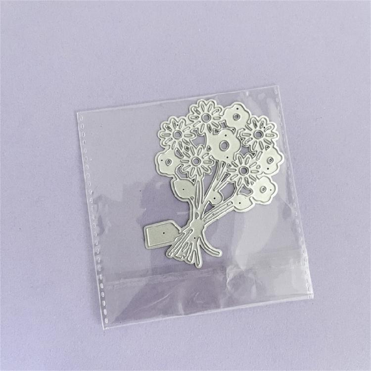 Fustelle Metalliche Etichetta Fiore Stencil per Goffratura Scrapbooking per Biglietti Fai da Te