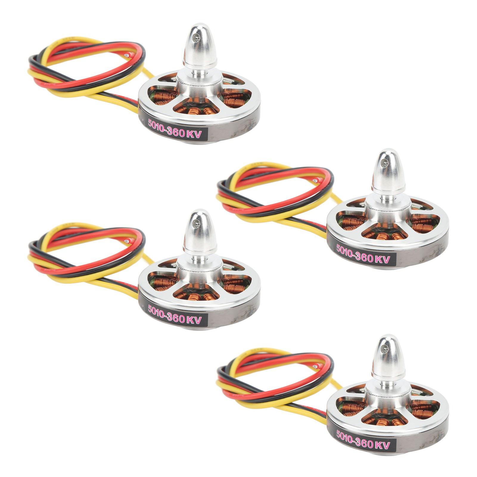 

5010 360KV Brushless Motor Prevent Short Circuit RC Drone Motor for Multi Axes Rotor Aircraft Quadcopter 4pcs