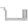 Handle L Quick Release Plate Vertical Shooting with Cold Shoe Base for Fuji XA7 Camera(silver )