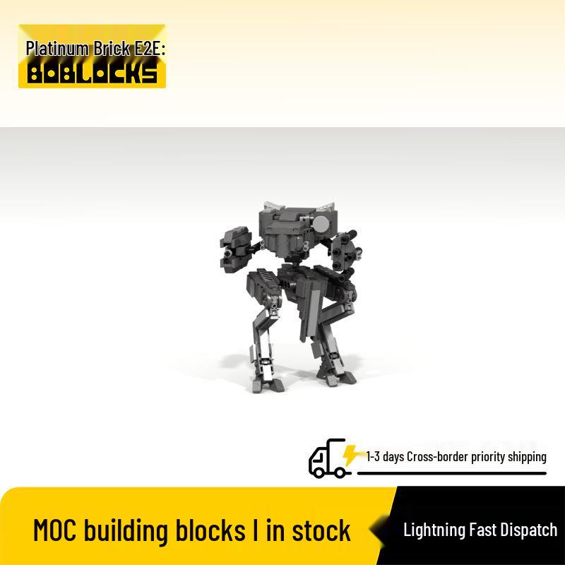 Platinum Brick Block MOC-22503-1 Halo UNSC "Mantis" Mech