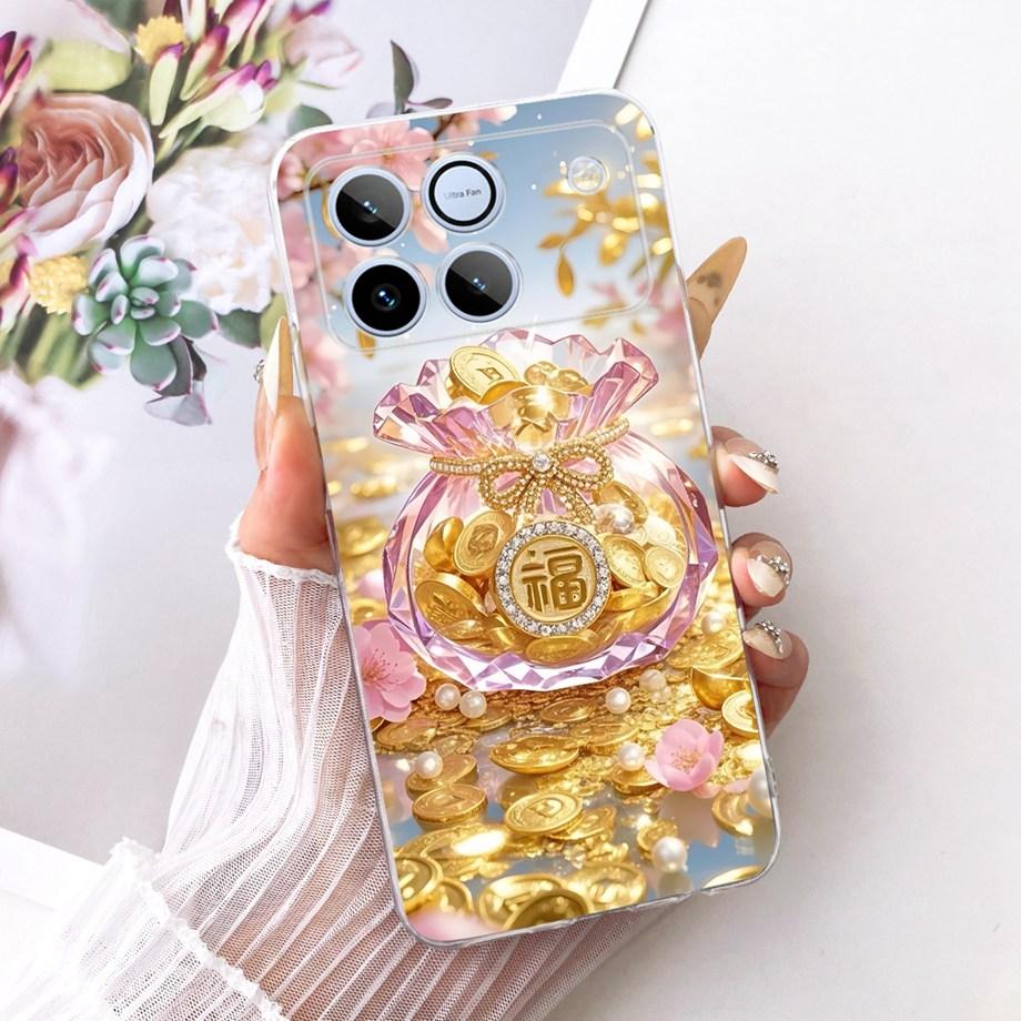 For Honor Win 5G Phone Case Soft Clear Silicone Back Cover Butterfly Dragon Cat Floral Cartoon Painting Bumper HonorWin Fundas