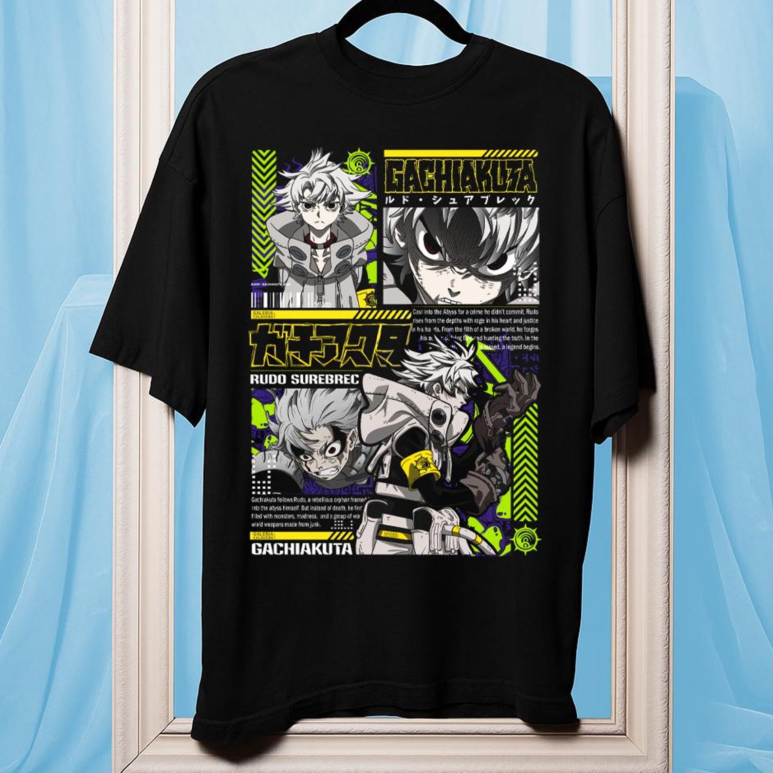 Anime Shirt Streetwear, Manga Inspired Graphic Tee, Unisex Heavy Cotton Gift M
