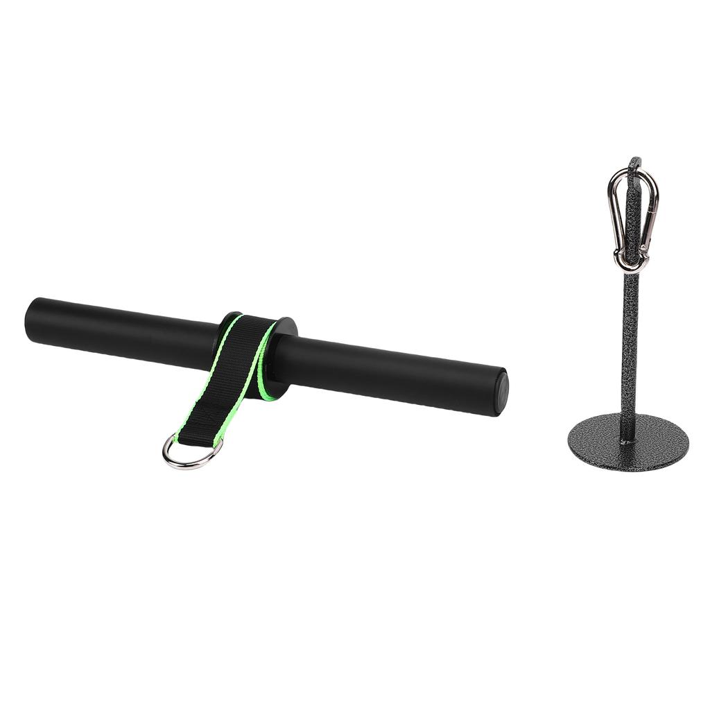 Wrist and Forearm Roller Non Slip Handle Strong Load Bearing Muscle Strength Wrist Roller Green